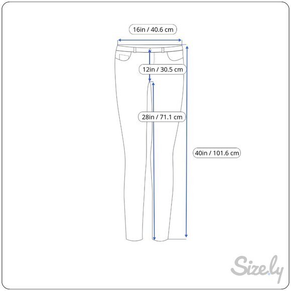 AND NOW‎ THIS Blue Distressed High Rise Raw Hem Jeans Size 31 - Picture 6 of 6